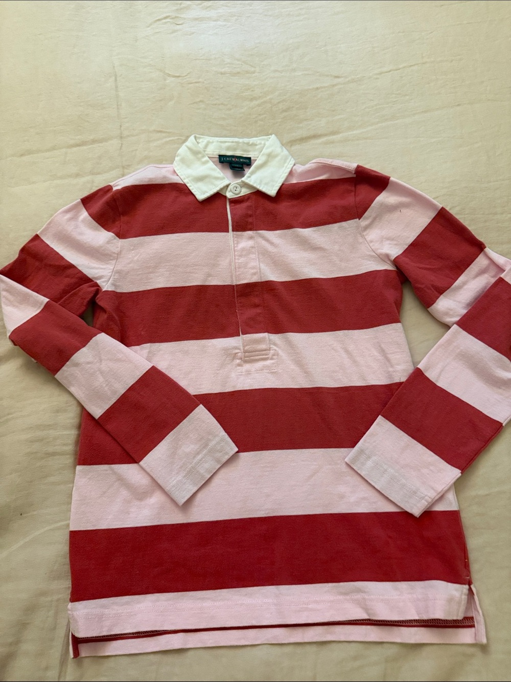 J.Crew Women’s 1984 Striped Rugby Polo Shirt size XS